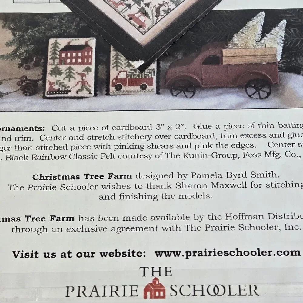 Prairie Schooler Cross Stitch Patterns 198 Christmas Tree Farm 133 Winter Wind